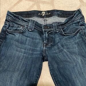 7 For All Mankind Dark Blue Jeans
